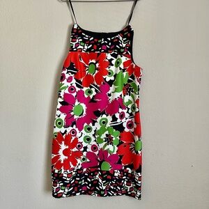 David Meister floral dress